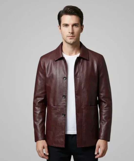 men’s tailored fit lightweight spring jacket with breathable modern design