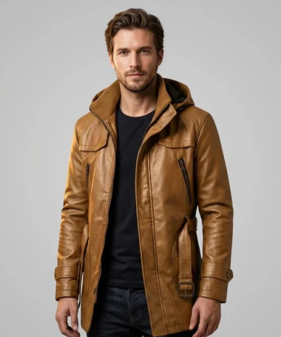 men’s hooded spring jacket lightweight and breathable for everyday wear