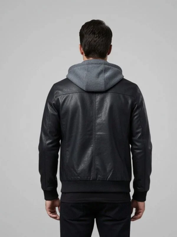 men’s casual hooded jacket comfortable lightweight urban style