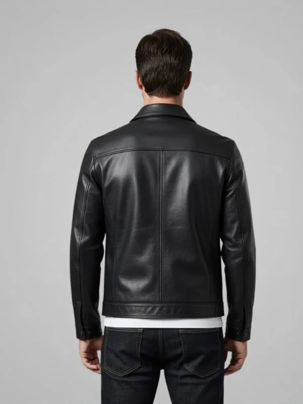 men’s modern tailored spring jacket with lapel collar refined fit