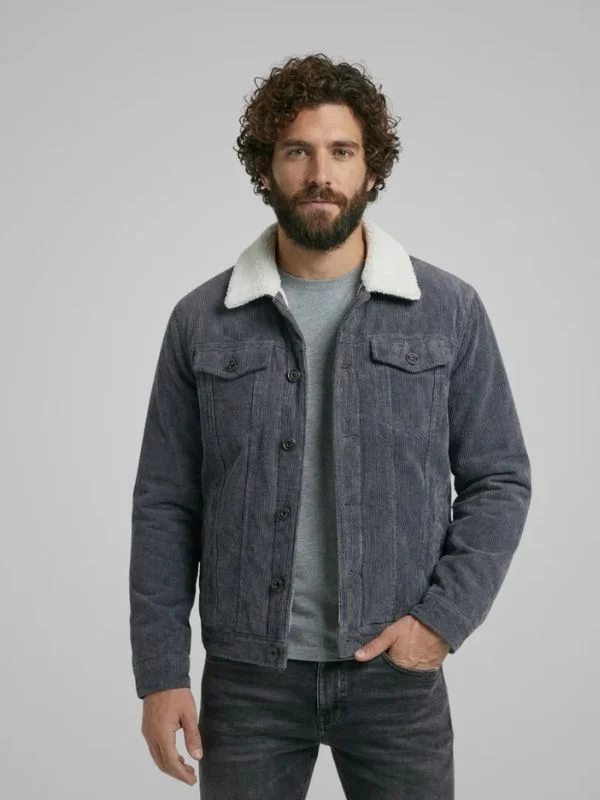 men’s padded corduroy lightweight spring jacket for mild weather