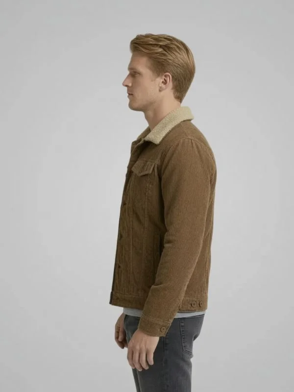 men’s padded jacket with lightweight insulation and modern fit