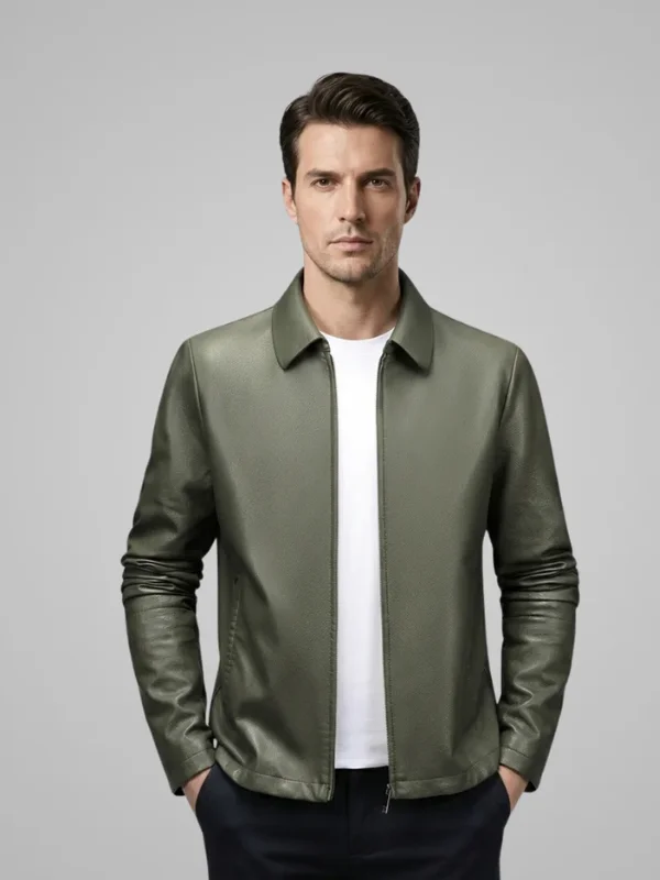 men’s spring jacket with tailored lapel front classic modern fit