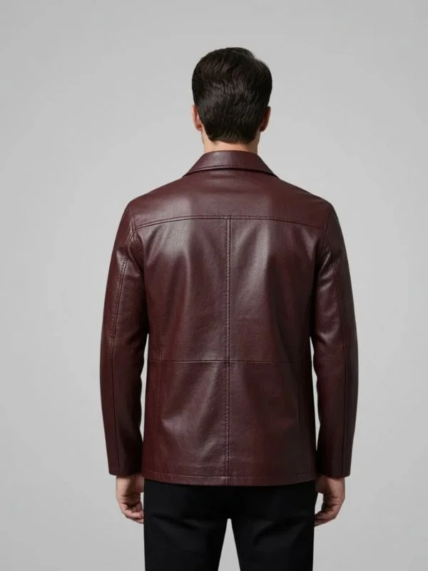 men’s tailored fit lightweight jacket with sleek structured look