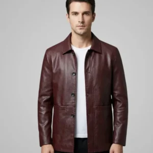 men’s tailored fit lightweight spring jacket with breathable modern design