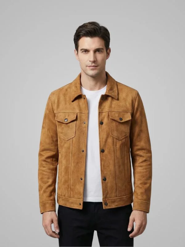 men’s vintage inspired tailored spring jacket with classic fit