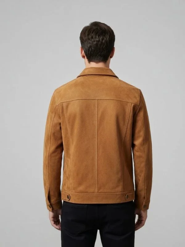 tailored men’s vintage inspired jacket with structured fit